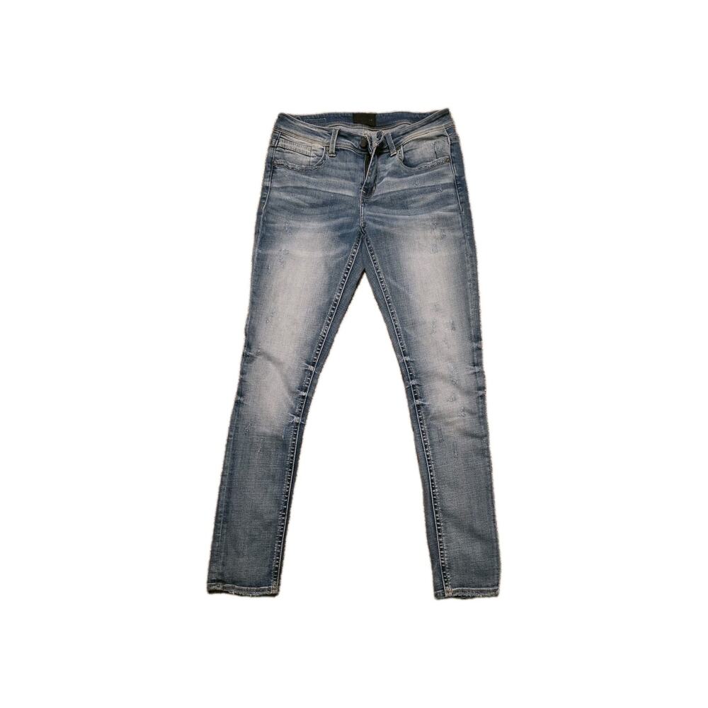 NWOT Women's Buckle Black Fit # 53 Skinny Jeans Size 29x32 Mid-Rise